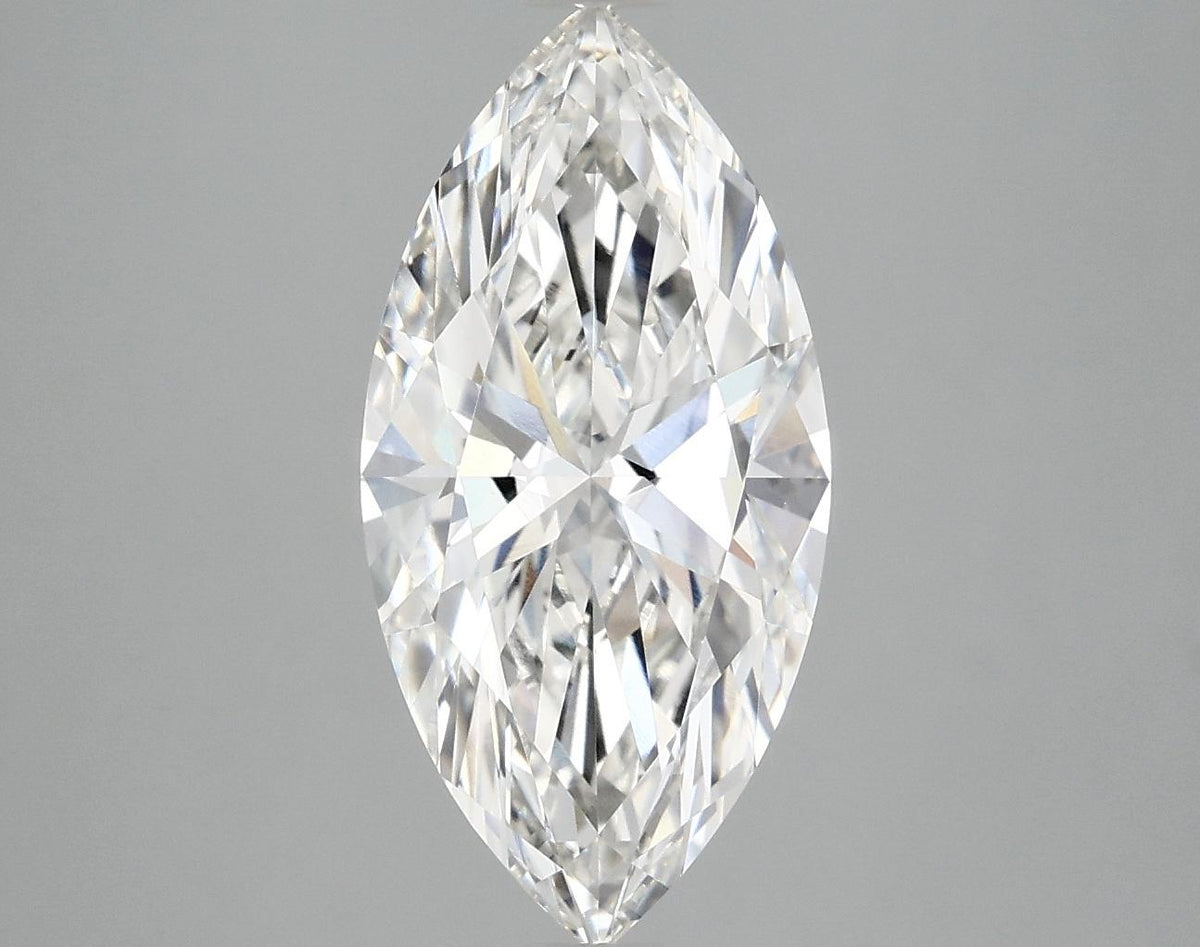 2.97 Carat Marquise Shaped Ideal Cut VVS2 IGI Certified Lab Grown Diamond