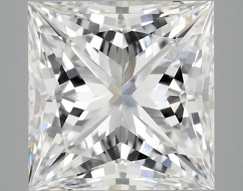 5.04 Carat Princess Shaped Ideal Cut VVS2 IGI Certified Lab Grown Diamond