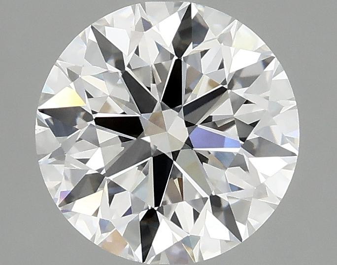 2.07 Carat Round Shaped Excellent Cut VVS2 IGI Certified Lab Grown Diamond