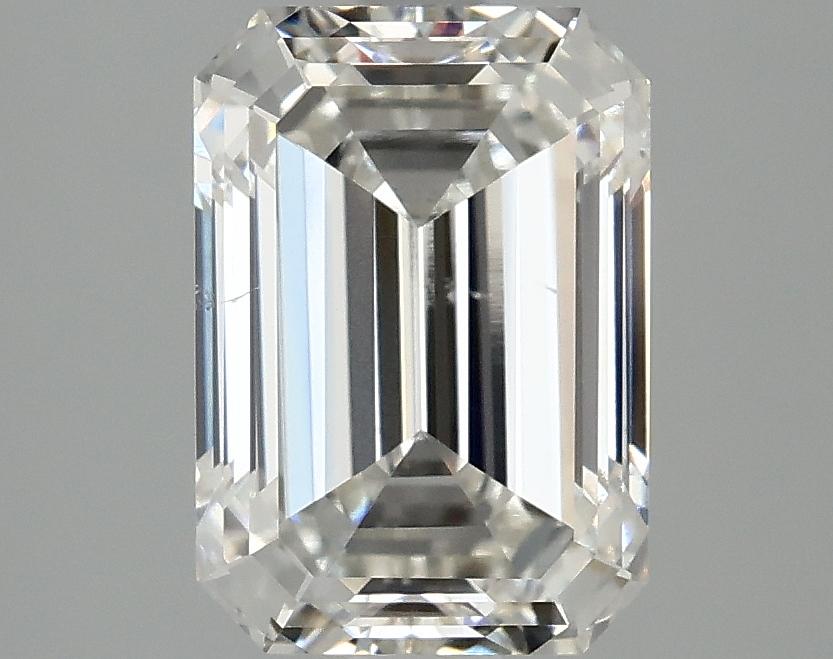 3.02 Carat Emerald Shaped Ideal Cut SI1 IGI Certified Lab Grown Diamond