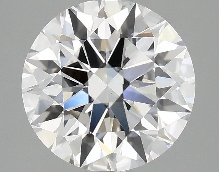 2.07 Carat Round Shaped Ideal Cut VVS2 IGI Certified Lab Grown Diamond