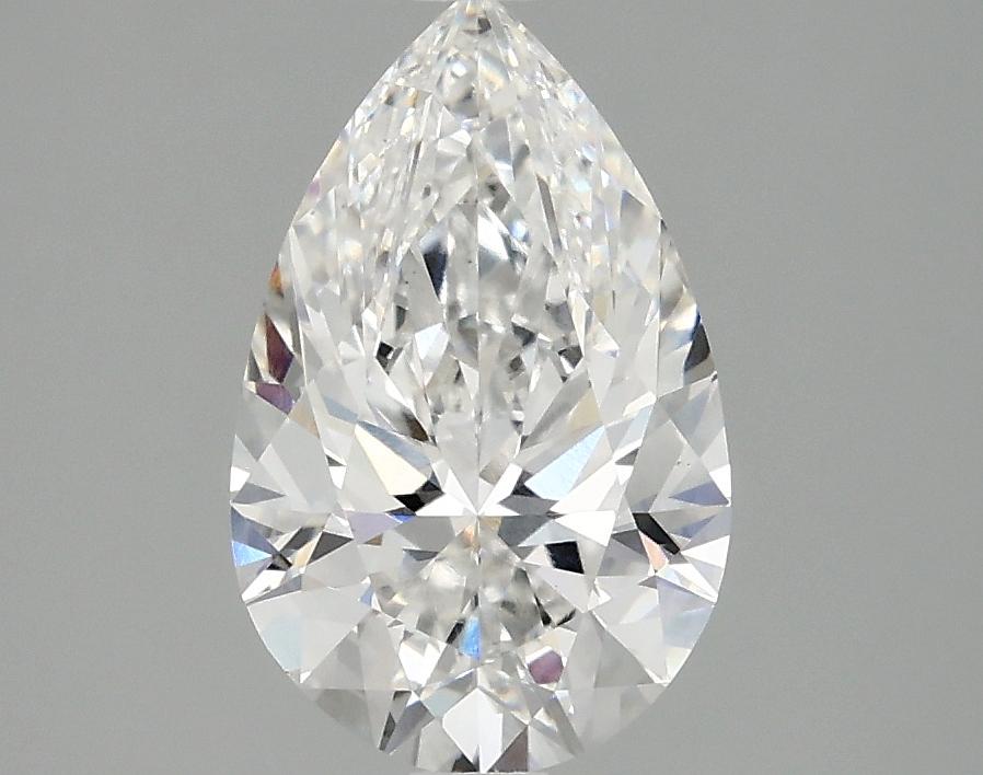 2.01 Carat Pear Shaped Ideal Cut VVS2 IGI Certified Lab Grown Diamond