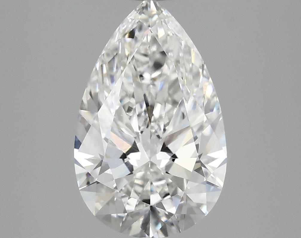2.5 Carat Pear Shaped Ideal Cut VS1 IGI Certified Lab Grown Diamond