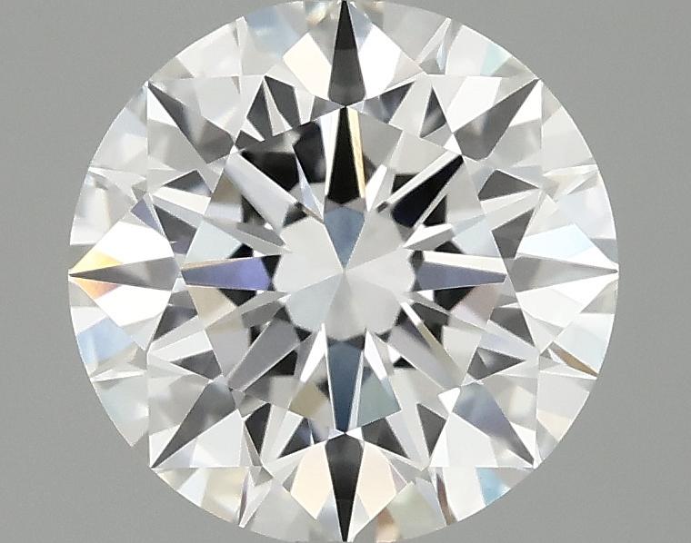 2.07 Carat Round Shaped Ideal Cut VVS2 IGI Certified Lab Grown Diamond