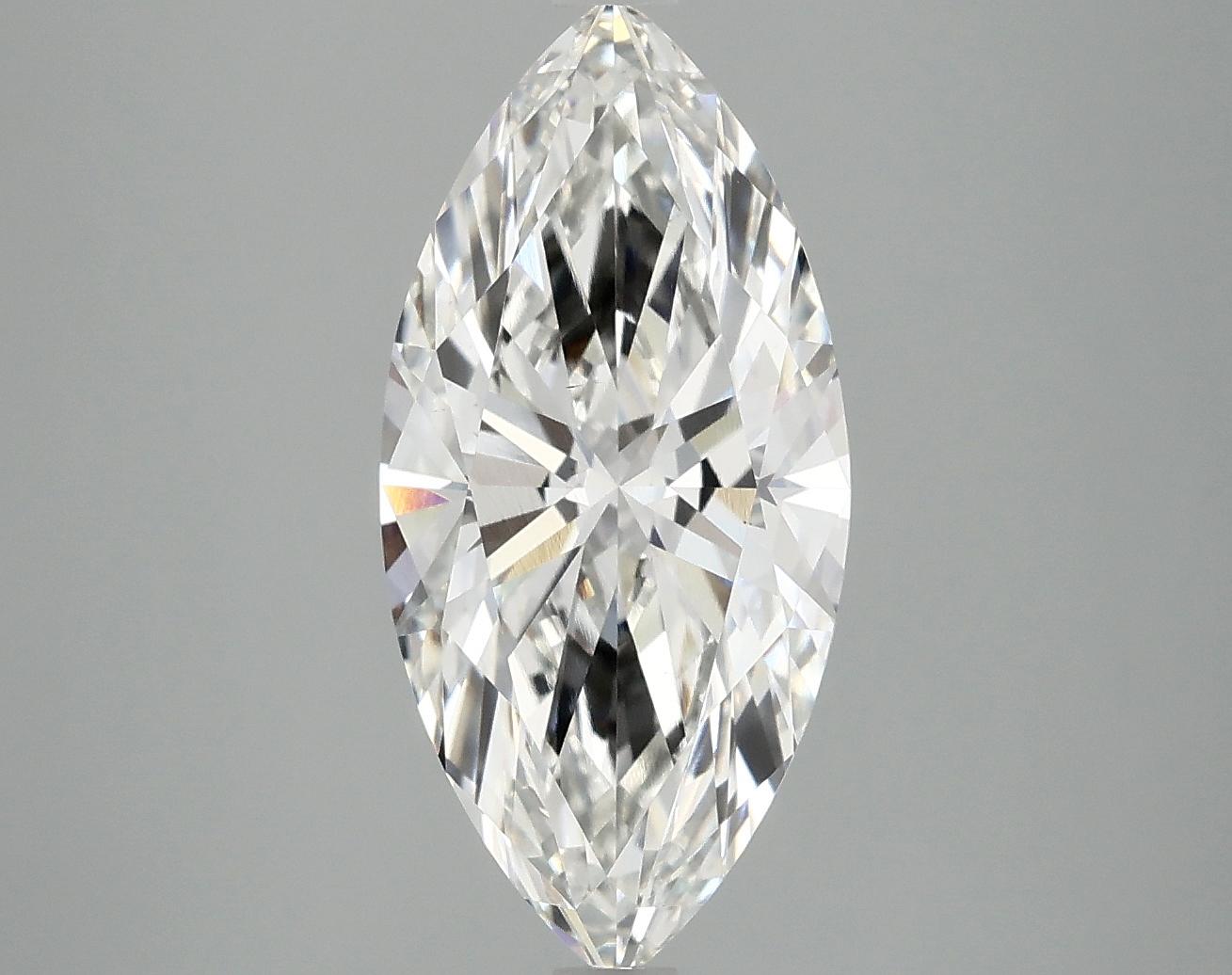 3.0 Carat Marquise Shaped Excellent Cut VS1 IGI Certified Lab Grown Diamond