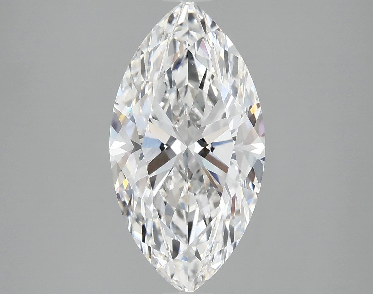 2.98 Carat Marquise Shaped Excellent Cut VVS2 IGI Certified Lab Grown Diamond