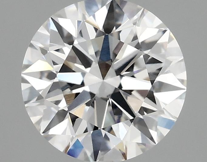 2.07 Carat Round Shaped Ideal Cut VVS2 IGI Certified Lab Grown Diamond