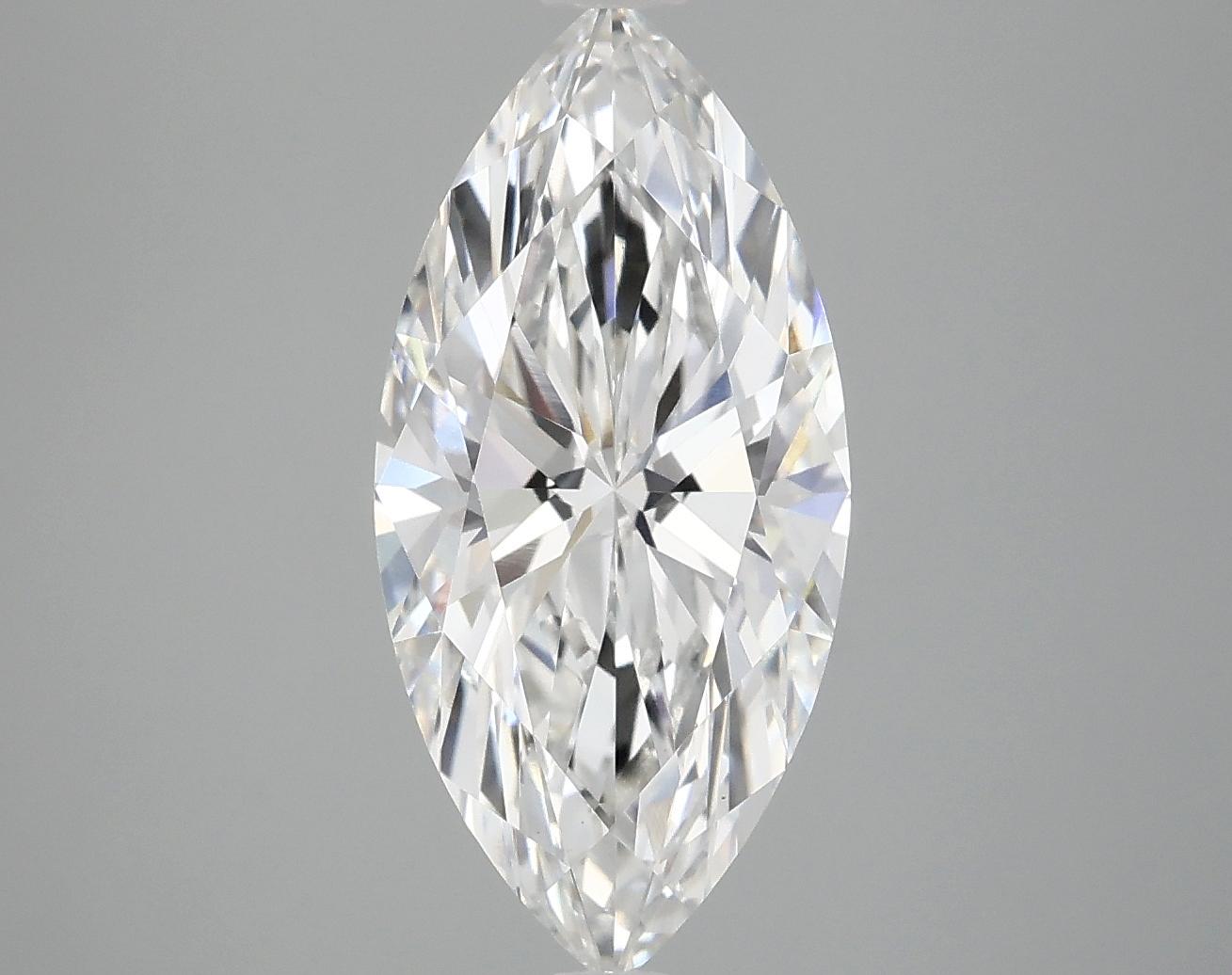 3.0 Carat Marquise Shaped Excellent Cut VS1 IGI Certified Lab Grown Diamond