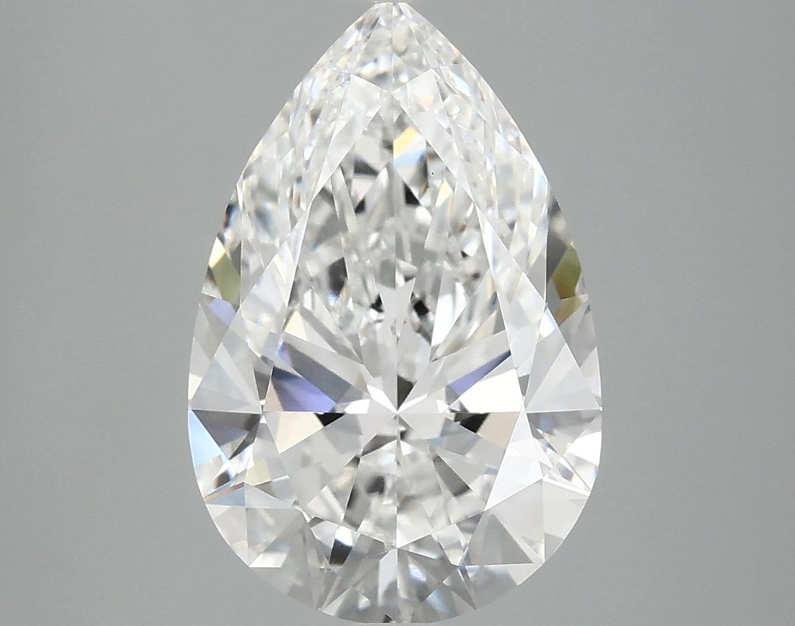 3.78 Carat Pear Shaped Excellent Cut VVS2 IGI Certified Lab Grown Diamond