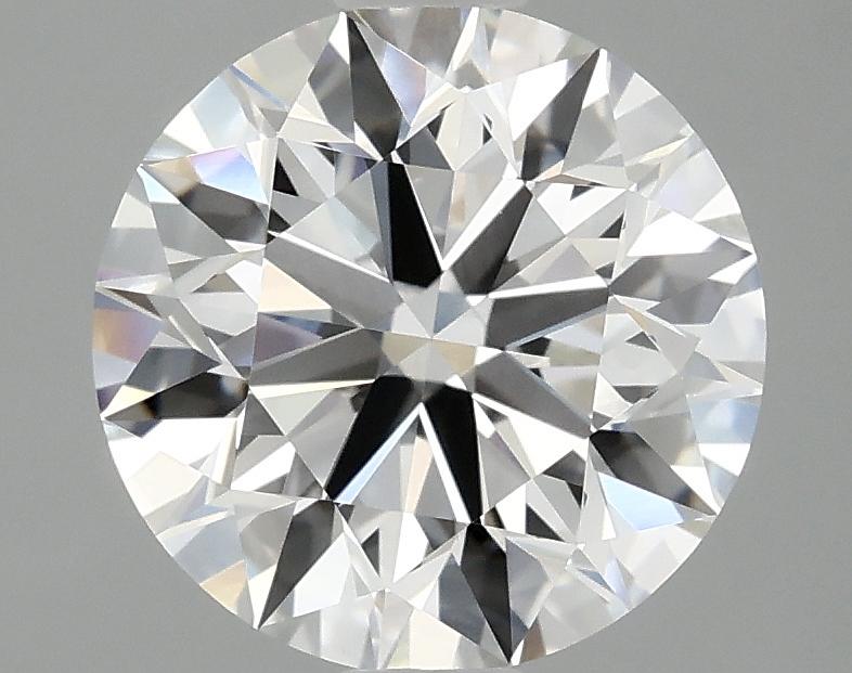 3.06 Carat Round Shaped Excellent Cut VVS2 IGI Certified Lab Grown Diamond