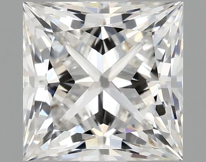 1.59 Carat Princess Shaped Ideal Cut VVS2 IGI Certified Lab Grown Diamond