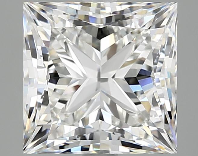 3.86 Carat Princess Shaped Ideal Cut VVS2 IGI Certified Lab Grown Diamond