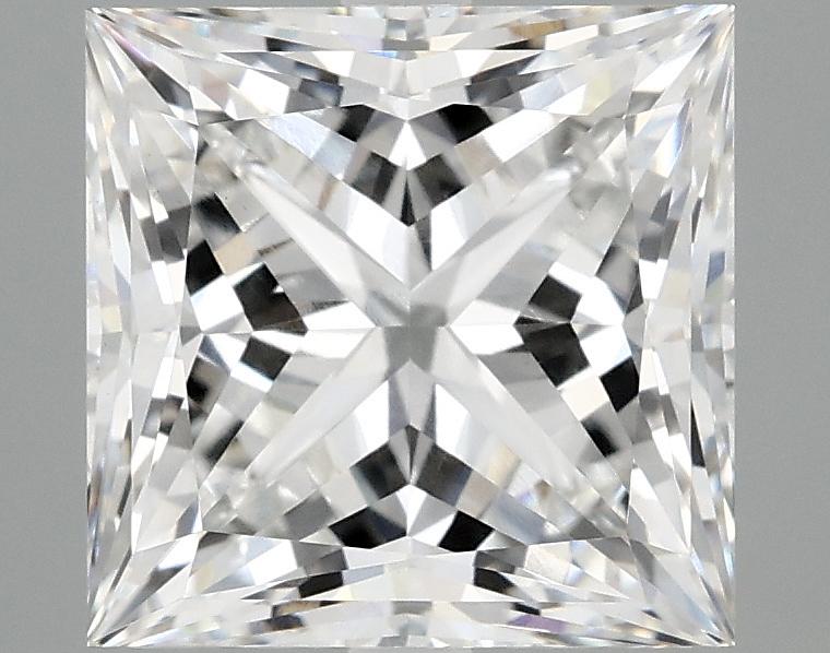 4.19 Carat Princess Shaped Ideal Cut VVS2 IGI Certified Lab Grown Diamond