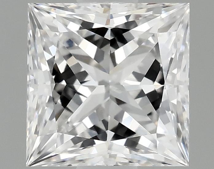 0.98 Carat Princess Shaped Ideal Cut VVS2 IGI Certified Lab Grown Diamond