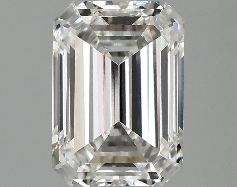 2.51 Carat Emerald Shaped Ideal Cut VVS2 IGI Certified Lab Grown Diamond