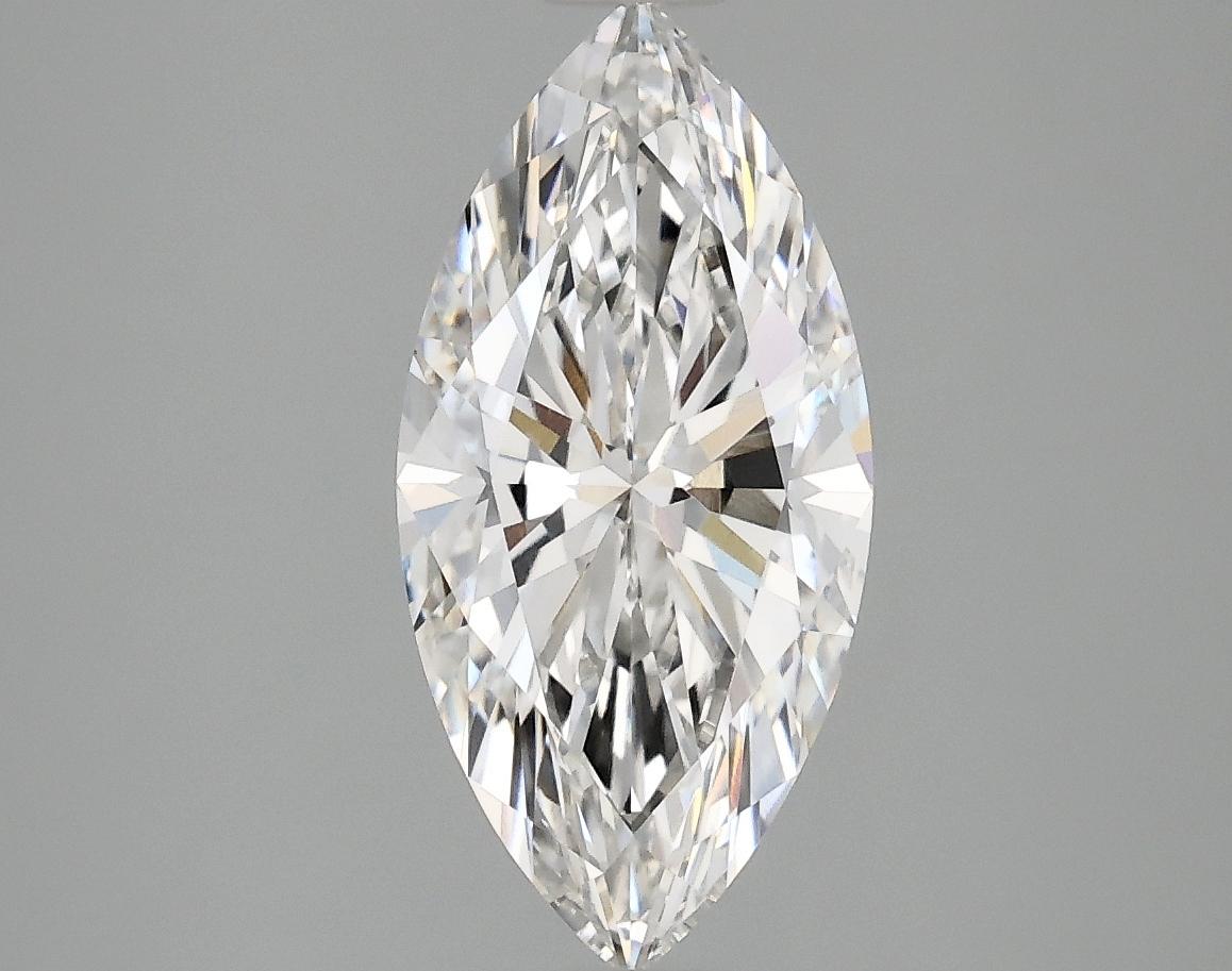 1.97 Carat Marquise Shaped Excellent Cut VVS2 IGI Certified Lab Grown Diamond
