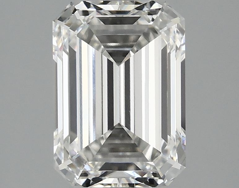 2.42 Carat Emerald Shaped Ideal Cut VVS2 IGI Certified Lab Grown Diamond