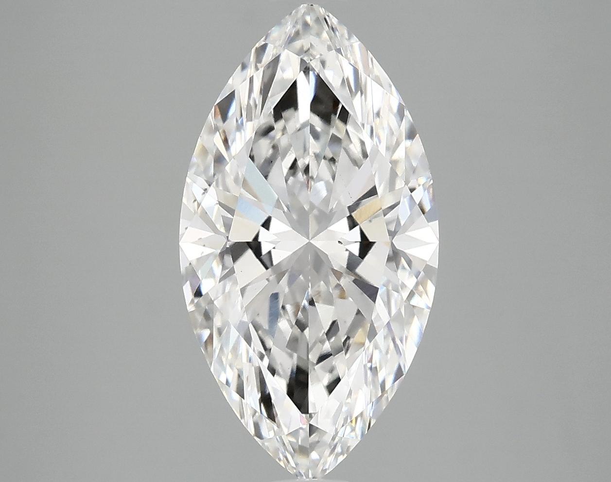 3.41 Carat Marquise Shaped Excellent Cut VS2 IGI Certified Lab Grown Diamond