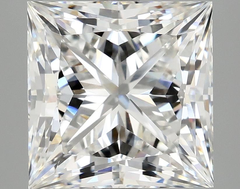 5.09 Carat Princess Shaped Ideal Cut VVS2 IGI Certified Lab Grown Diamond