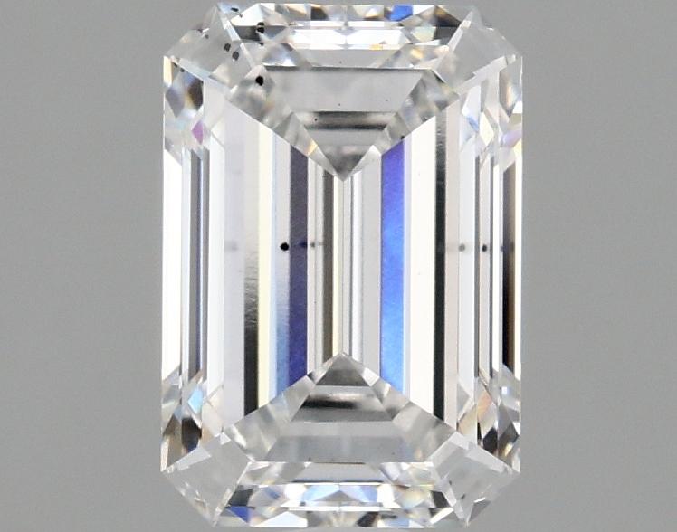 1.97 Carat Emerald Shaped Ideal Cut SI1 IGI Certified Lab Grown Diamond