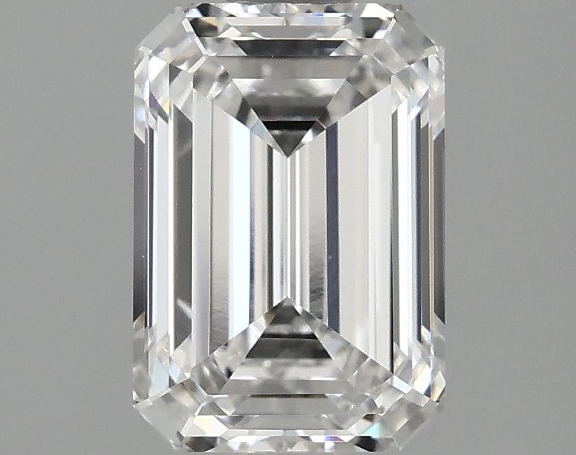 1.59 Carat Emerald Shaped Ideal Cut VVS2 IGI Certified Lab Grown Diamond