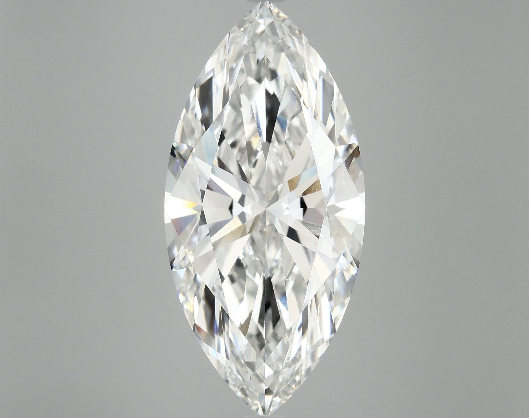 8.19 Carat Marquise Shaped Excellent Cut VVS2 IGI Certified Lab Grown Diamond