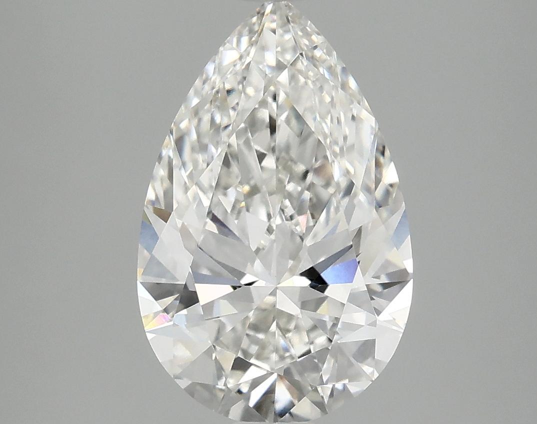 3.03 Carat Pear Shaped Ideal Cut VVS2 IGI Certified Lab Grown Diamond