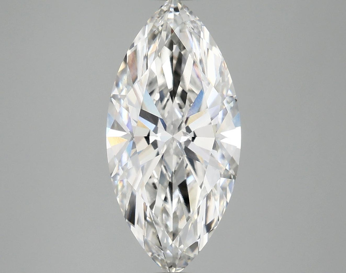 3.09 Carat Marquise Shaped Excellent Cut VVS2 IGI Certified Lab Grown Diamond