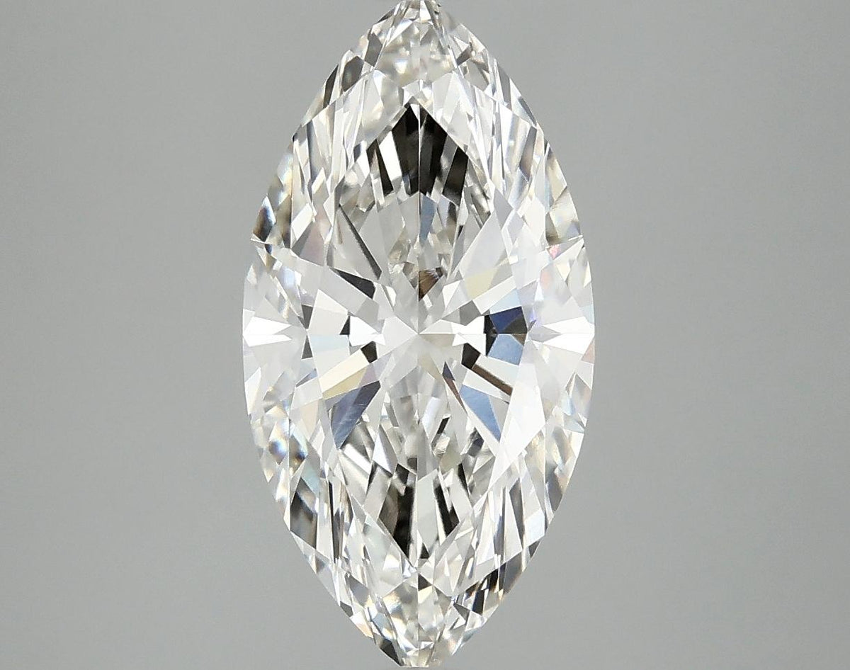 3.08 Carat Marquise Shaped Ideal Cut VVS2 IGI Certified Lab Grown Diamond