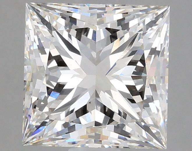 2.52 Carat Princess Shaped Ideal Cut VS1 IGI Certified Lab Grown Diamond