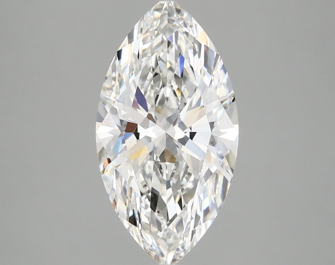 2.44 Carat Marquise Shaped Excellent Cut VVS2 IGI Certified Lab Grown Diamond