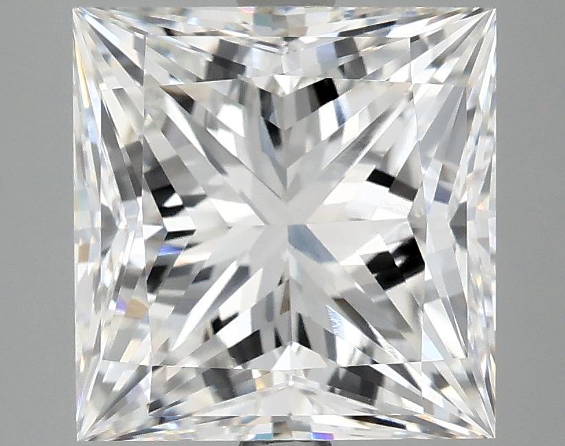 4.87 Carat Princess Shaped Ideal Cut VVS2 IGI Certified Lab Grown Diamond