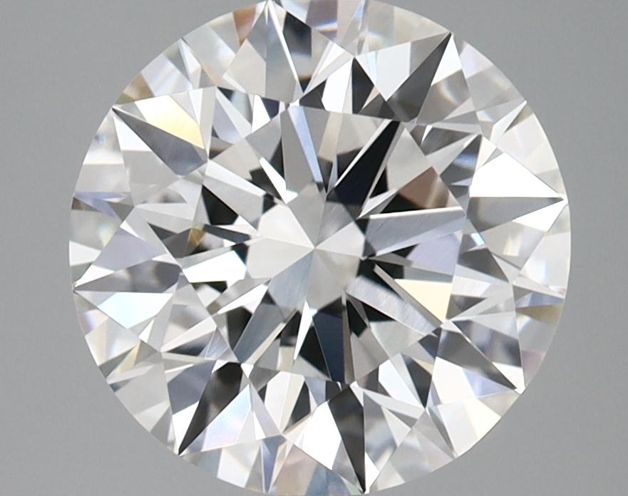 3.09 Carat Round Shaped Ideal Cut VVS2 IGI Certified Lab Grown Diamond