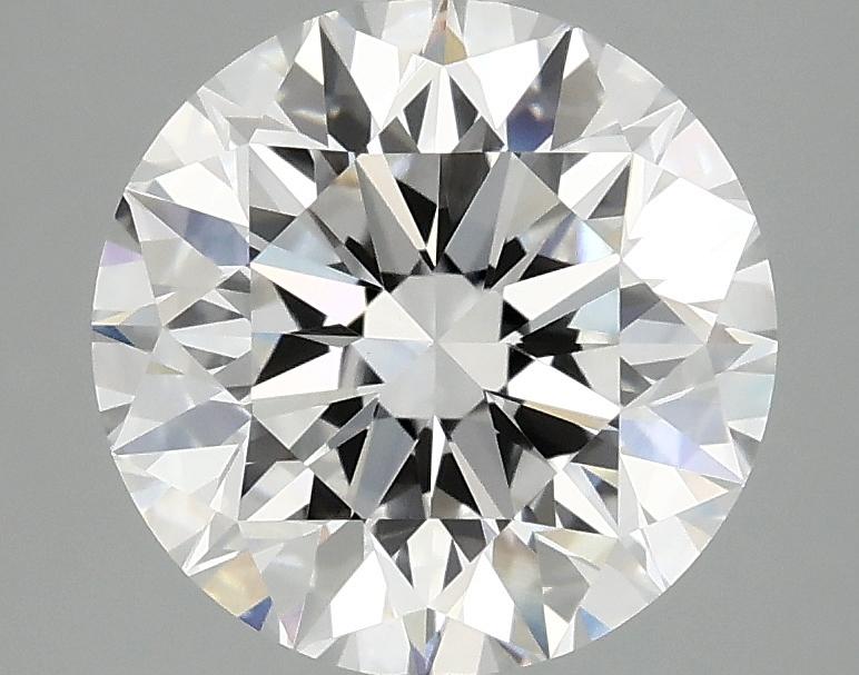 3.08 Carat Round Shaped Excellent Cut VVS2 IGI Certified Lab Grown Diamond