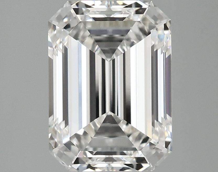 3.06 Carat Emerald Shaped Excellent Cut VVS2 IGI Certified Lab Grown Diamond
