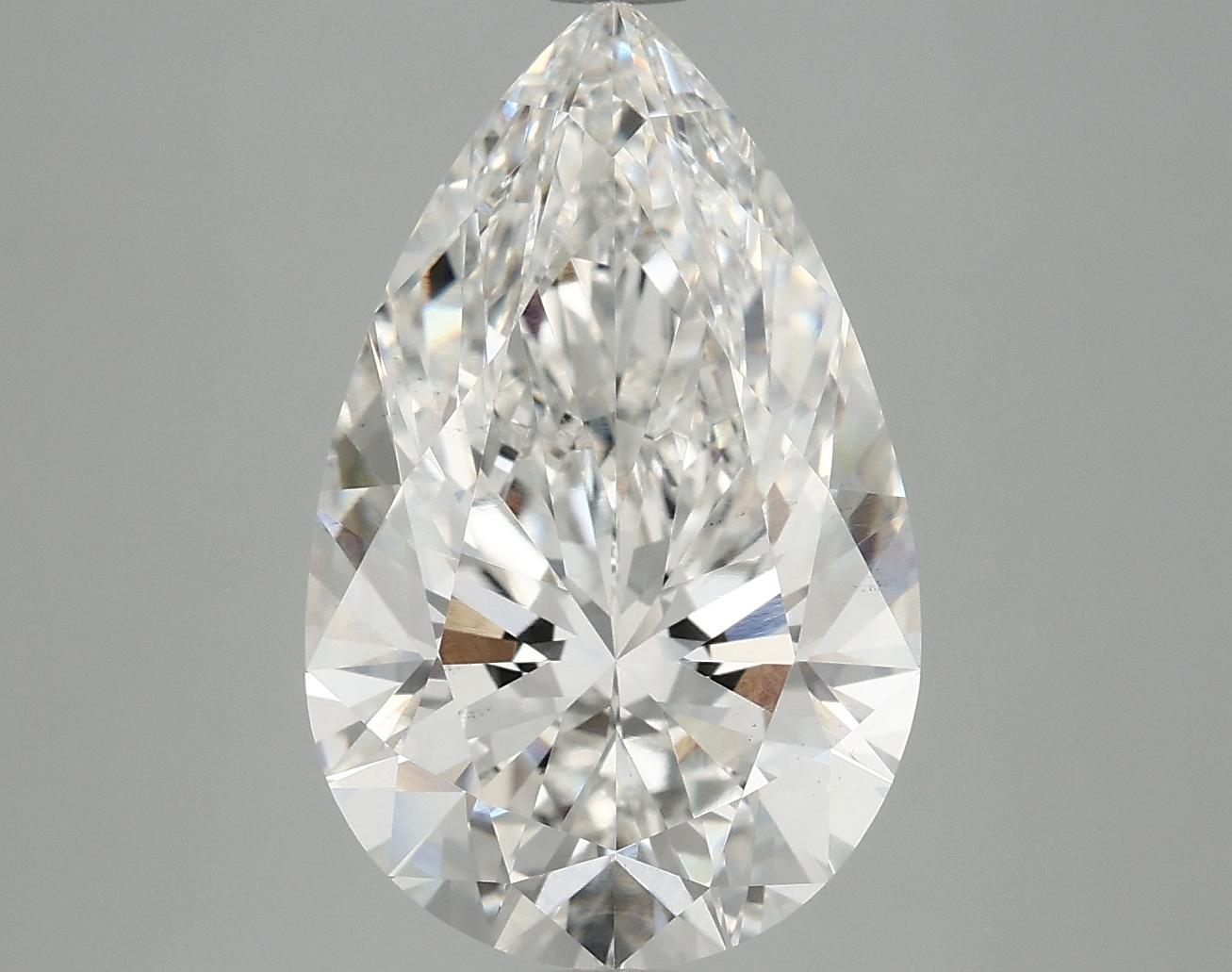 5.04 Carat Pear Shaped Ideal Cut VS1 IGI Certified Lab Grown Diamond