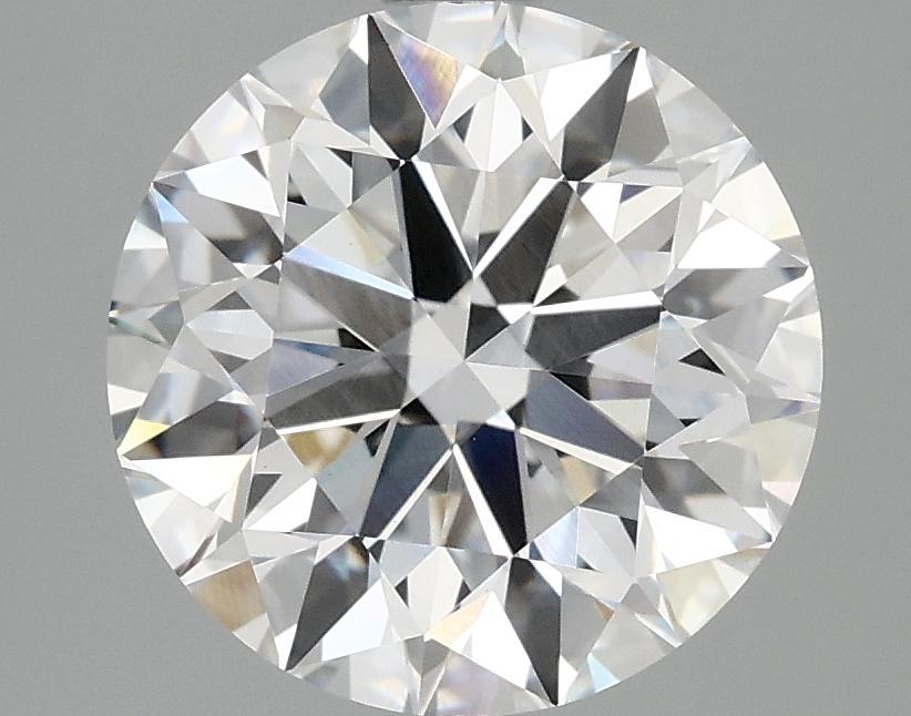 3.09 Carat Round Shaped Excellent Cut VVS2 IGI Certified Lab Grown Diamond