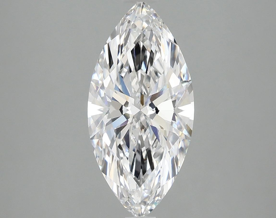 2.04 Carat Marquise Shaped Excellent Cut VVS2 IGI Certified Lab Grown Diamond