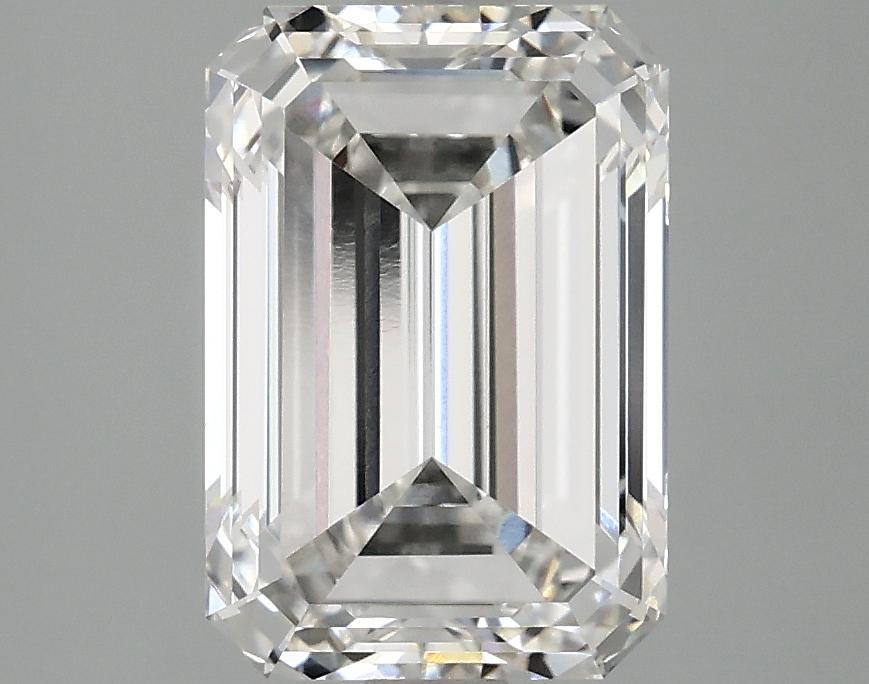 3.03 Carat Emerald Shaped Ideal Cut VVS2 IGI Certified Lab Grown Diamond