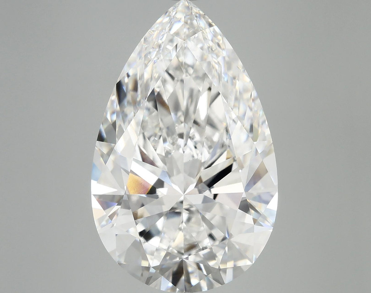 9.96 Carat Pear Shaped Ideal Cut VVS2 IGI Certified Lab Grown Diamond