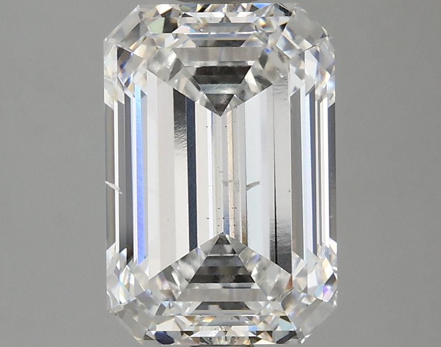 3.59 Carat Emerald Shaped Ideal Cut SI1 IGI Certified Lab Grown Diamond
