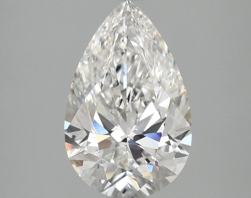 1.99 Carat Pear Shaped Ideal Cut VVS2 IGI Certified Lab Grown Diamond