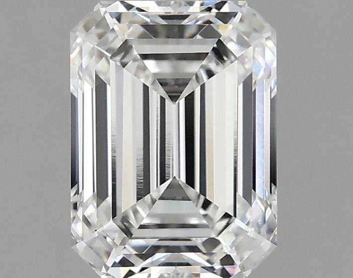 1.52 Carat Emerald Shaped Excellent Cut VVS2 IGI Certified Lab Grown Diamond