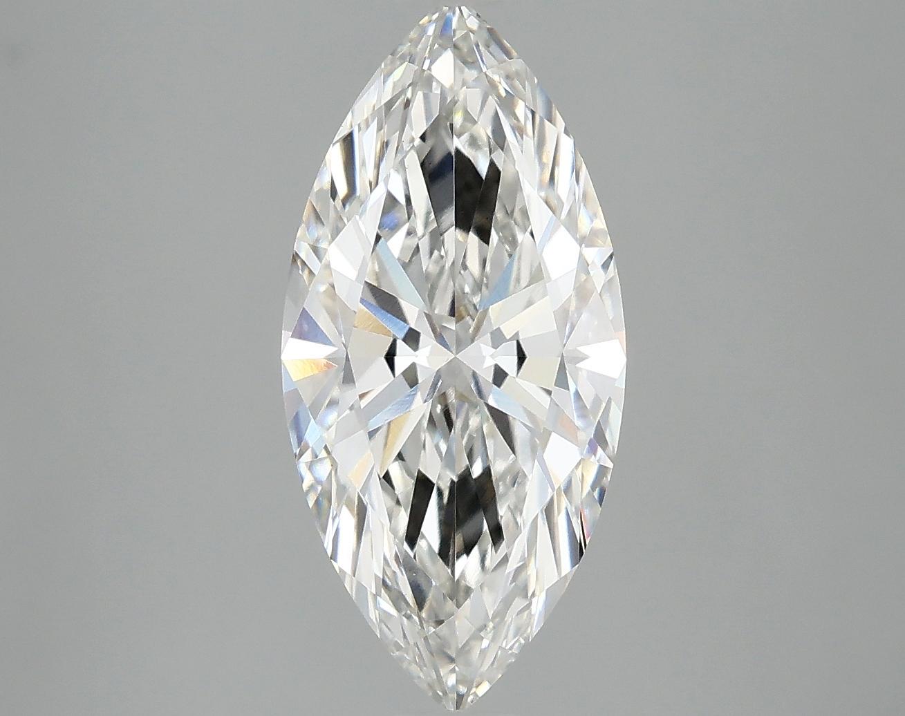 2.98 Carat Marquise Shaped Excellent Cut VS1 IGI Certified Lab Grown Diamond