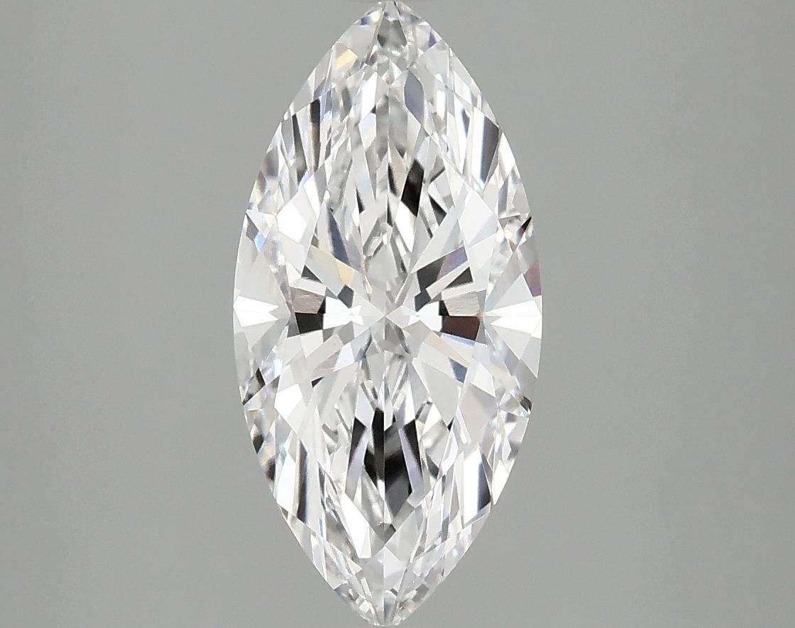 2.0 Carat Marquise Shaped Excellent Cut VVS2 IGI Certified Lab Grown Diamond