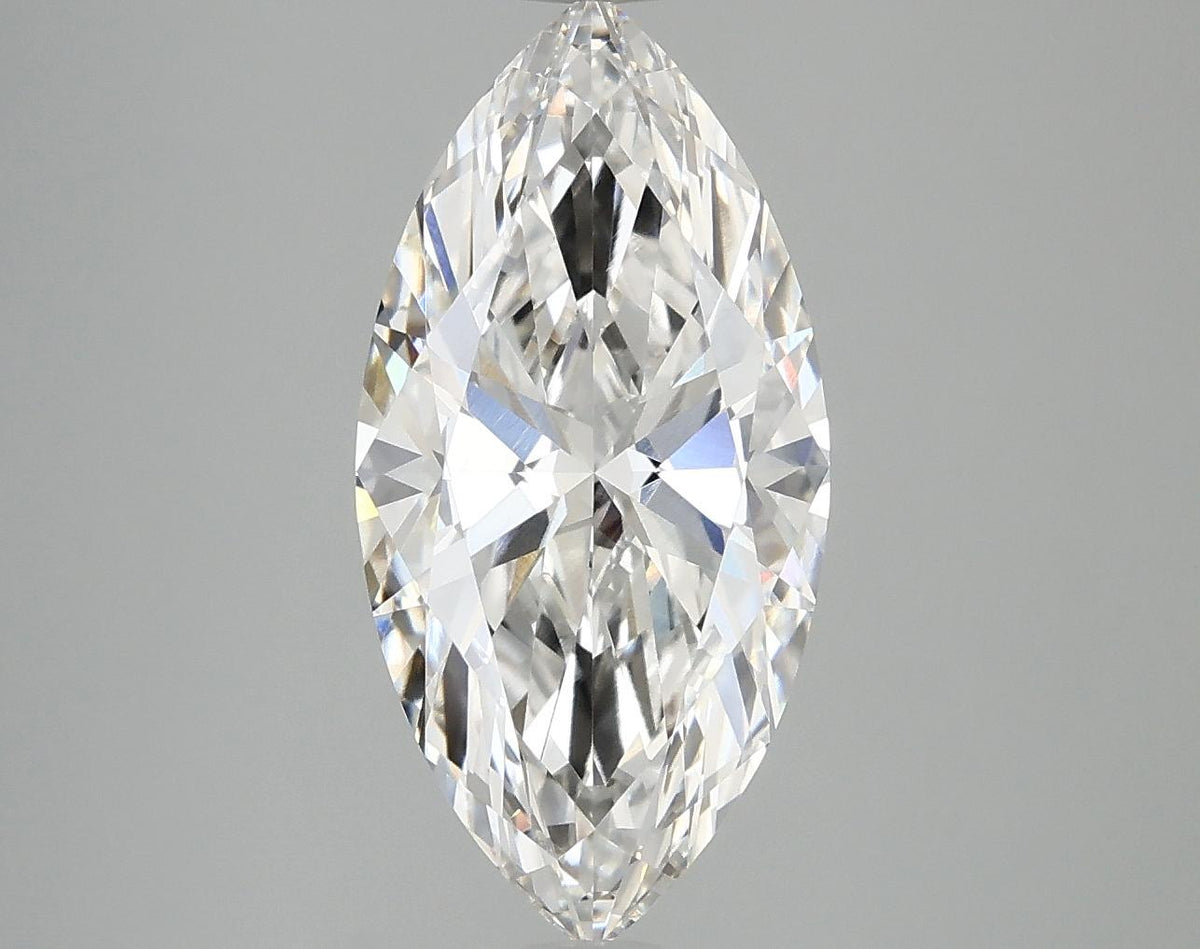 2.98 Carat Marquise Shaped Ideal Cut VVS2 IGI Certified Lab Grown Diamond