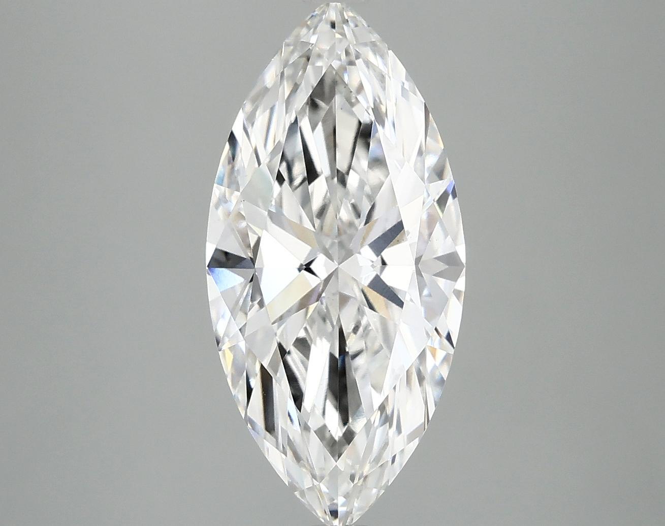 2.98 Carat Marquise Shaped Excellent Cut VS1 IGI Certified Lab Grown Diamond
