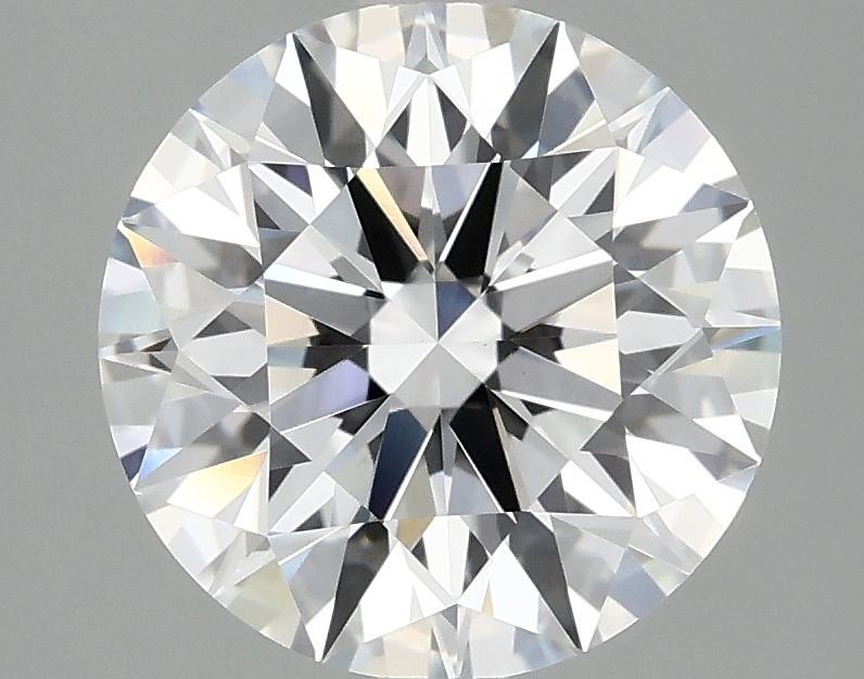 3.08 Carat Round Shaped Ideal Cut VVS2 IGI Certified Lab Grown Diamond