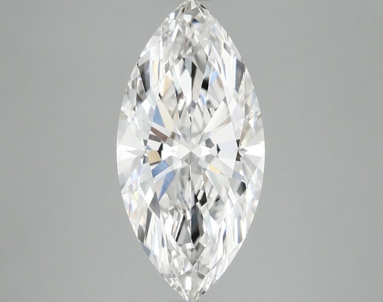 3.08 Carat Marquise Shaped Excellent Cut VS1 IGI Certified Lab Grown Diamond