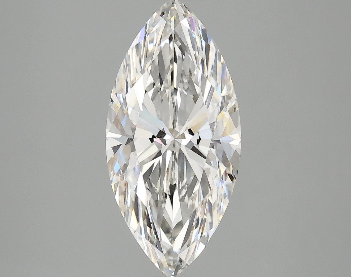 2.07 Carat Marquise Shaped Excellent Cut VVS2 IGI Certified Lab Grown Diamond